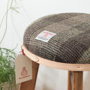 ハイスツール 【ブラウンチェック】HARRIS TWEED（ハリスツイード）