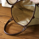 【サンドベージュ】MT-03&nbsp;帆布×革&nbsp;クラシカルな雰囲気のミニトートバッグ&nbsp;