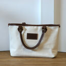 【キナリ】MT-03&nbsp;帆布×革&nbsp;クラシカルな雰囲気のミニトートバッグ