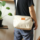 【キナリ×イエローレザー】SB-07&nbsp;倉敷帆布×革&nbsp;レザー&nbsp;ショルダーバッグ