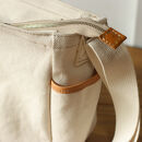 【ベージュ×オレンジレザー】SB-07&nbsp;倉敷帆布×革&nbsp;レザー&nbsp;ショルダーバッグ