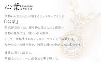 【心葉/京都kokoroba&nbsp;kyoto】K10&nbsp;天然ダイヤモンド×2石&nbsp;0.08ct&nbsp;ネックレス「ピンクゴールド」