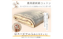 最高級純コットン スーピマコットンのふわとろケット　0.5kg