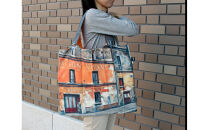 稲沢市荻須記念美術館特別展「荻須高徳リトグラフ展」観覧券と美術館オリジナルエコバッグ