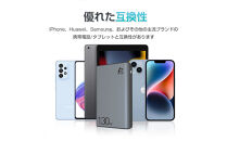 モバイルバッテリー&nbsp;30000mAh&nbsp;大容量&nbsp;100W高速充電&nbsp;防災電源&nbsp;ポータブル電源&nbsp;パワーバンク&nbsp;ノートパソコン充電&nbsp;ポリマー電池&nbsp;PD対応&nbsp;QC3.0&nbsp;携帯充電器&nbsp;USB出力ポート&nbsp;Type&nbsp;C出力/入力ポート&nbsp;PSE認証済&nbsp;【PL保険加入済み製品・安心】