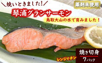 国産とっとり琴浦グランサーモン焼いときました&nbsp;焼魚７切&nbsp;塩焼き&nbsp;不揃いのため訳あり&nbsp;個包装&nbsp;レンチン【国産&nbsp;日本産&nbsp;サーモン&nbsp;サケ&nbsp;シャケ&nbsp;鮭&nbsp;焼き魚&nbsp;焼魚&nbsp;焼き鮭&nbsp;焼鮭&nbsp;個包装&nbsp;小分け&nbsp;晩御飯&nbsp;晩ごはん&nbsp;夕食&nbsp;夕飯&nbsp;一品&nbsp;お弁当&nbsp;弁当&nbsp;新鮮&nbsp;おいしい&nbsp;美味しい&nbsp;人気&nbsp;おすすめ&nbsp;鳥取県&nbsp;琴浦町&nbsp;送料無料】