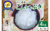 【レビューキャンペーン実施中！】令和7年産&nbsp;佐渡&nbsp;川上農産のこしいぶき（2kg×2）