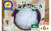 【レビューキャンペーン実施中！】令和7年産&nbsp;佐渡&nbsp;川上農産のこしいぶき&nbsp;定期便（2kg×2×全6回）