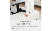 Carlo&nbsp;カルロ&nbsp;幅120cm&nbsp;ソファベンチ&nbsp;アイランドソファ&nbsp;ミルキーホワイト&nbsp;【モーブル】【大川家具】