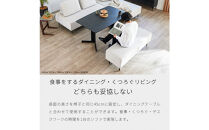 Carlo&nbsp;カルロ&nbsp;幅140cm&nbsp;ソファベンチ&nbsp;アイランドソファ&nbsp;ミルキーホワイト&nbsp;【モーブル】【大川家具】