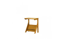 サイドテーブル 幅40.4cm 奥行き25.2cm 高さ50cm チーク無垢材