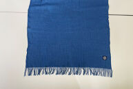 徳島市産&nbsp;正藍先絲染&nbsp;和田縞ストール&nbsp;【浅葱色】