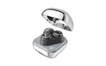 2025年新発売 髭剃り 電気シェーバー メンズ ＜ シルバー＞ひげそり USB充電式 IPX7 防水防滴 コードレス 男性 深剃り 回転刃 3枚刃 コンパクト ポータブル Type-C タッチ制御 シェービング 高速モーター 静音作動 いつでも清潔 肌にやさしい 携帯便利 海外対応 1年間安心保証付き