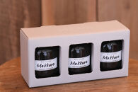 【福岡市にて製造】完全無添加&nbsp;まっくろペースト（黒ごま、松の実、くるみ）&nbsp;130g×3本セット