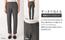 【B-THREE/ビースリー】きちんとラクチン&nbsp;レディース&nbsp;テーパードパンツ(770460)