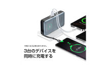 モバイルバッテリー&nbsp;26800mAh&nbsp;99.16Wh&nbsp;コンセント一体型&nbsp;PD65W&nbsp;急速充電&nbsp;ノートパソコン充電対応&nbsp;ケーブル不要&nbsp;3台同時充電&nbsp;パワーバンク&nbsp;USB-C出入力ポート&nbsp;iPhone&nbsp;15/16充電&nbsp;Type-Cケーブル&nbsp;ACアダプター不要&nbsp;小型軽量&nbsp;USBコンセント&nbsp;防災グッズ&nbsp;PSE認証済&nbsp;90日安心保証付