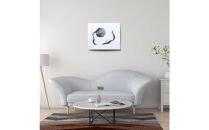 【全4回】福岡市書道家による四季を感じる墨象作品 定期便（A3額装）