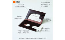【茶】薄い、開けない名刺入れ「Slide&nbsp;Thumb（スライドサム）&nbsp;50」&nbsp;｜名刺入れ&nbsp;メンズ&nbsp;レディース&nbsp;本革&nbsp;レザー&nbsp;栃木レザー&nbsp;ビジネス