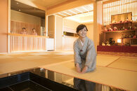 【加太淡嶋温泉大阪屋ひいなの湯】ペア日帰り&nbsp;入浴券&nbsp;≪昼食（和定食）付≫