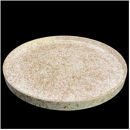 木製&nbsp;丸トレイ&nbsp;乱糸（マット仕上げ）純白［NF66］