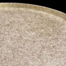 木製&nbsp;丸トレイ&nbsp;乱糸（マット仕上げ）漆白［NF67］