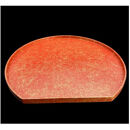 木製&nbsp;半月トレイ&nbsp;乱糸（マット仕上げ）本朱［NF70］