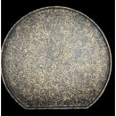 木製&nbsp;半月トレイ&nbsp;乱糸（マット仕上げ）漆黒［NF73］