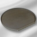 半月トレイ&nbsp;シルバー［NF76］