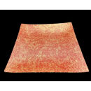 波スクエアプレート&nbsp;L&nbsp;乱糸（マット仕上げ）本朱［NF79］