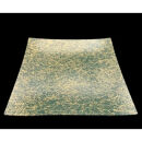 波スクエアプレート&nbsp;S&nbsp;乱糸（マット仕上げ）草色［NF83］