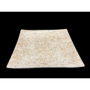 波スクエアプレート&nbsp;S&nbsp;乱糸（マット仕上げ）純白［NF84］