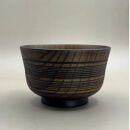 線面汁椀&nbsp;黒漆［NF92］