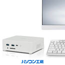パソコン工房&nbsp;4年間物損保証&nbsp;小型デスクトップPC&nbsp;Core&nbsp;i3/SSD/No.353
