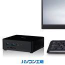 パソコン工房&nbsp;4年間物損保証&nbsp;小型デスクトップPC&nbsp;Core&nbsp;i5/SSD/No.357