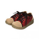 ポルカ｜レッド&nbsp;&nbsp;S【35】(23.0cm)&nbsp;レディース&nbsp;スニーカー&nbsp;幅広&nbsp;甲高&nbsp;外反母趾&nbsp;ゆったり&nbsp;3E&nbsp;大人気&nbsp;厚底&nbsp;靴