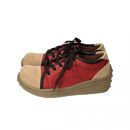 ポルカ｜レッド&nbsp;&nbsp;S【35】(23.0cm)&nbsp;レディース&nbsp;スニーカー&nbsp;幅広&nbsp;甲高&nbsp;外反母趾&nbsp;ゆったり&nbsp;3E&nbsp;大人気&nbsp;厚底&nbsp;靴