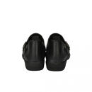 ベルトコンフォートシューズ｜ブラック&nbsp;M(23.5cm)&nbsp;レディース&nbsp;スリッポン&nbsp;幅広&nbsp;甲高&nbsp;外反母趾&nbsp;ゆったり幅&nbsp;大人気&nbsp;靴