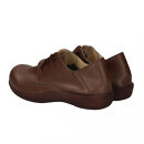 ゴム紐レースアップコンフォートシューズ｜ブラウン&nbsp;&nbsp;LL(24.5cm)&nbsp;レディース&nbsp;スリッポン&nbsp;幅広&nbsp;甲高&nbsp;外反母趾&nbsp;ゆったり幅&nbsp;大人気&nbsp;靴