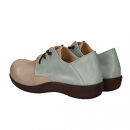 ゴム紐レースアップコンフォートシューズ｜グレーコンビ&nbsp;&nbsp;L(24.0cm)&nbsp;レディース&nbsp;スリッポン&nbsp;幅広&nbsp;甲高&nbsp;外反母趾&nbsp;ゆったり幅&nbsp;大人気&nbsp;靴