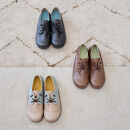 ゴム紐レースアップコンフォートシューズ｜グレーコンビ&nbsp;&nbsp;LL(24.5cm)&nbsp;レディース&nbsp;スリッポン&nbsp;幅広&nbsp;甲高&nbsp;外反母趾&nbsp;ゆったり幅&nbsp;大人気&nbsp;靴