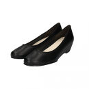 ウェッジプレーンパンプス｜ブラック&nbsp;SS(22.5cm)&nbsp;レディース&nbsp;パンプス&nbsp;3.5cmヒール&nbsp;ウエッジソール&nbsp;幅広&nbsp;甲高&nbsp;外反母趾&nbsp;ゆったり幅&nbsp;大人気&nbsp;靴&nbsp;お仕事靴