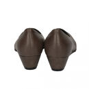 ウェッジプレーンパンプス｜ダークグレー&nbsp;S(23.0cm)&nbsp;レディース&nbsp;パンプス&nbsp;3.5cmヒール&nbsp;ウエッジソール&nbsp;幅広&nbsp;甲高&nbsp;外反母趾&nbsp;ゆったり幅&nbsp;大人気&nbsp;靴&nbsp;お仕事靴