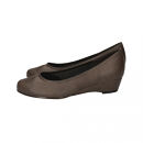 ウェッジプレーンパンプス｜ダークグレー&nbsp;LL(24.5cm)&nbsp;レディース&nbsp;パンプス&nbsp;3.5cmヒール&nbsp;ウエッジソール&nbsp;幅広&nbsp;甲高&nbsp;外反母趾&nbsp;ゆったり幅&nbsp;大人気&nbsp;靴&nbsp;お仕事靴