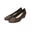 ウェッジプレーンパンプス｜ダークグレー&nbsp;XL(25.0cm)&nbsp;レディース&nbsp;パンプス&nbsp;3.5cmヒール&nbsp;ウエッジソール&nbsp;幅広&nbsp;甲高&nbsp;外反母趾&nbsp;ゆったり幅&nbsp;大人気&nbsp;靴&nbsp;お仕事靴