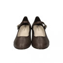 ウェッジストラップパンプス｜ダークグレー&nbsp;XL(25.0cm)&nbsp;レディース&nbsp;パンプス&nbsp;3.5cmヒール&nbsp;ウエッジソール&nbsp;幅広&nbsp;甲高&nbsp;外反母趾&nbsp;ゆったり幅&nbsp;大人気&nbsp;靴&nbsp;お仕事靴