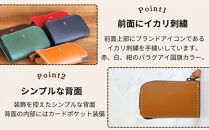 スマートキー対応ZIP式キーケース【レッド】&nbsp;博多革工房&nbsp;Japlish&nbsp;|&nbsp;ジャプリッシュ