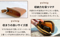 スマートキー対応ZIP式キーケース【レッド】&nbsp;博多革工房&nbsp;Japlish&nbsp;|&nbsp;ジャプリッシュ