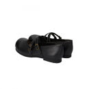 クロスベルトコンフォートシューズ｜ブラック&nbsp;S(23.0cm)&nbsp;レディース&nbsp;スリッポン&nbsp;ストラップシューズ&nbsp;幅広&nbsp;甲高&nbsp;外反母趾&nbsp;ゆったり幅&nbsp;大人気&nbsp;靴