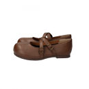 クロスベルトコンフォートシューズ｜ブラウン&nbsp;L(24.0cm)&nbsp;レディース&nbsp;スリッポン&nbsp;ストラップシューズ&nbsp;幅広&nbsp;甲高&nbsp;外反母趾&nbsp;ゆったり幅&nbsp;大人気&nbsp;靴