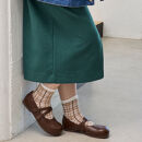 クロスベルトコンフォートシューズ｜ブラウン&nbsp;L(24.0cm)&nbsp;レディース&nbsp;スリッポン&nbsp;ストラップシューズ&nbsp;幅広&nbsp;甲高&nbsp;外反母趾&nbsp;ゆったり幅&nbsp;大人気&nbsp;靴